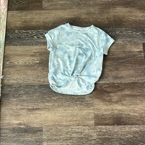 Abercrombie Kids Blue Twist-Front Short Sleeve Tee